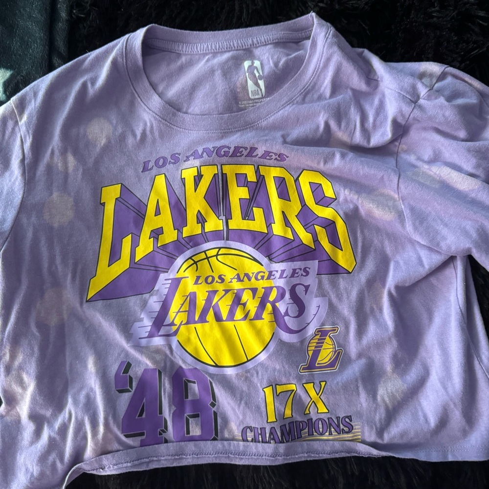 LA Lakers Cropped T-Shirt